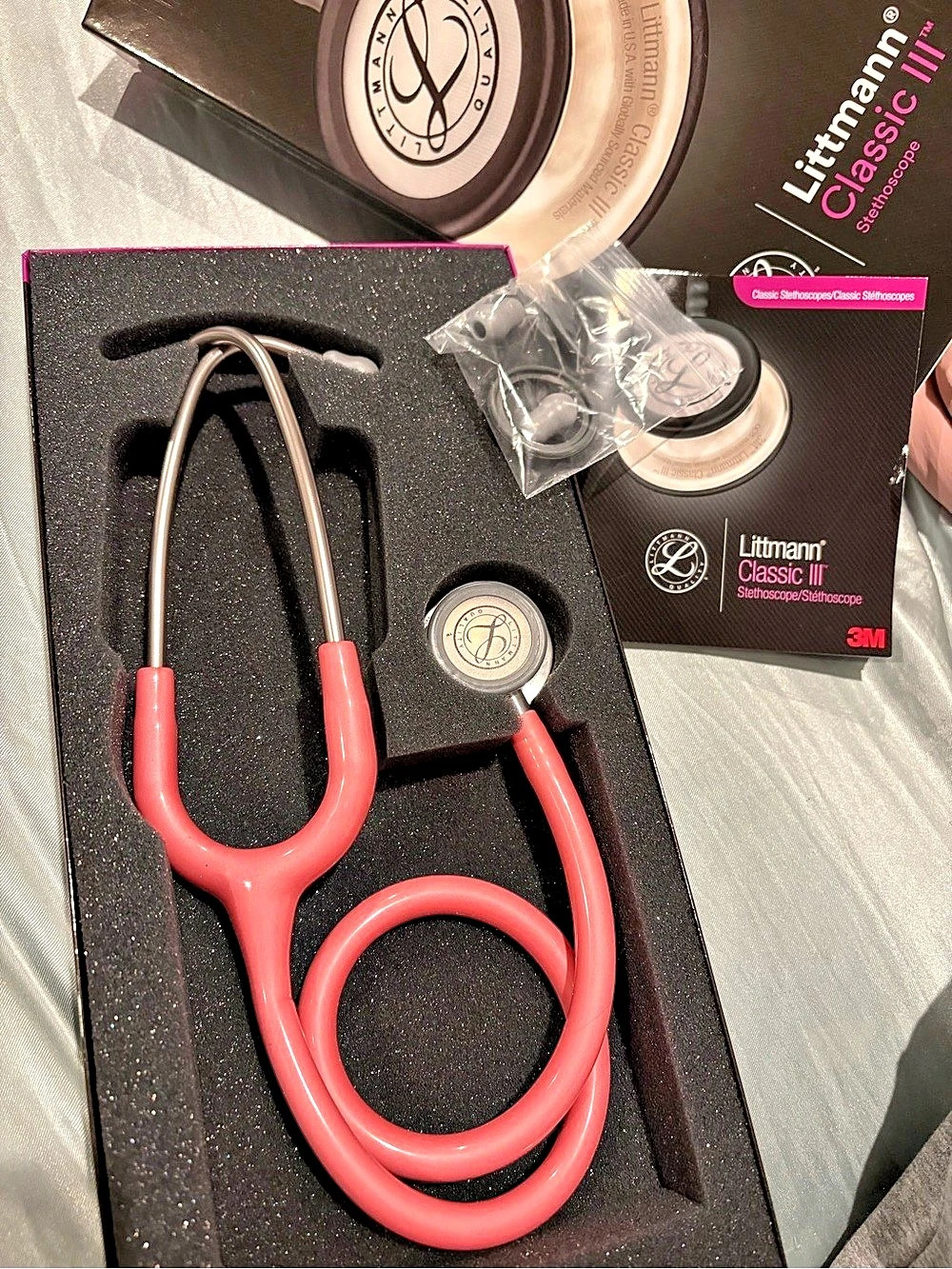 Littmann Classic III Red Stethoscope NWT